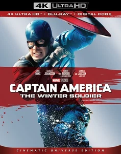 Captain America: The Winter Soldier (4K / Blu-ray + Digital) New - Imagen 1 de 3