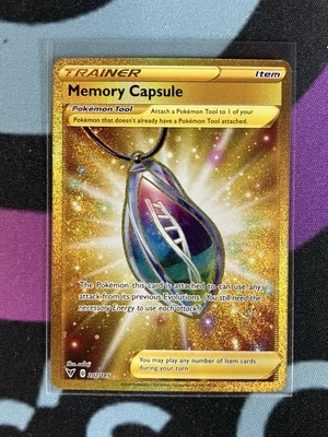 Pokemon TCG SWSH Vivid Voltage - Cápsula de memoria rara secreta dorada 202/185 Foto 1 de 2
