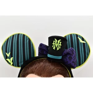 Disney Parks The Haunted Mansion Glow in the Dark Ears Headband Adult Size - Picture 1 of 12