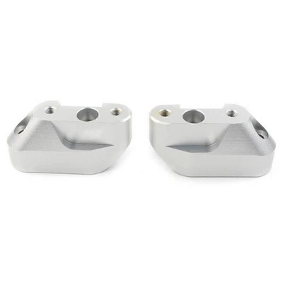 Motorcycle HandleBar Mounts Clamps Risers for BMW R1200RS  2015 -2018 Silver - Image 1 of 4