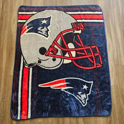Manta de tiro de los New England Patriots NFL fútbol noroeste felpa polar 48" x 60" Foto 1 de 4