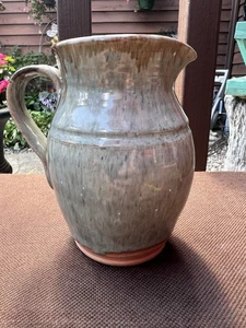 Milchkännchen alt Sturbridge Village kleiner Keramik Krug Vintage rote Ware - Bild 1 von 9