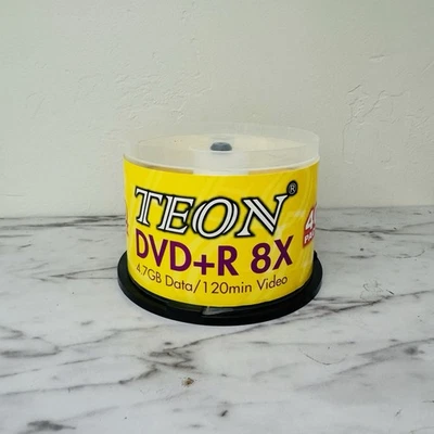 TEON DVD-R 8X 4.7 GB Data 120 Min Video 40 Pack - Image 1 of 4