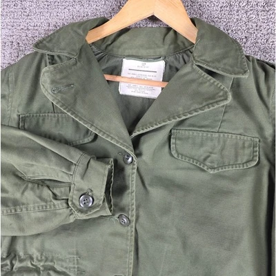 Chaqueta de abrigo de campo vintage Alpha Industries M-65 para mujer OG-107 algodón nailon 12R Foto 1 de 4