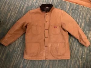 Vintage Dickies Blanket Lined Chore Coat * Size XL * Button Up * - Picture 1 of 10