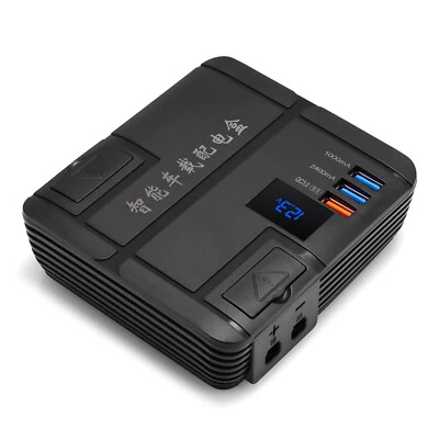 12V 3 Way Car Cigarette Lighter Socket Splitter 3 USB Port Charger Power Adapter - Image 1 of 4