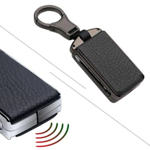 Fit Volvo XC60 XC40 S90 XC90 V90 2018 - 2020 Leather Car Key Case Cover Shell - Picture 1 of 5