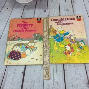 Vintage disney Donald Duck hardback Book Set 1974 1975 book club edition - Picture 1 of 6