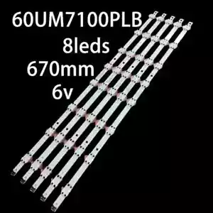 LED Backlight Strip(5)For LG 60UM6900DUB LGIT_Y19_60UM71 60UM6950DUB 60UM7100PLB - Picture 1 of 9