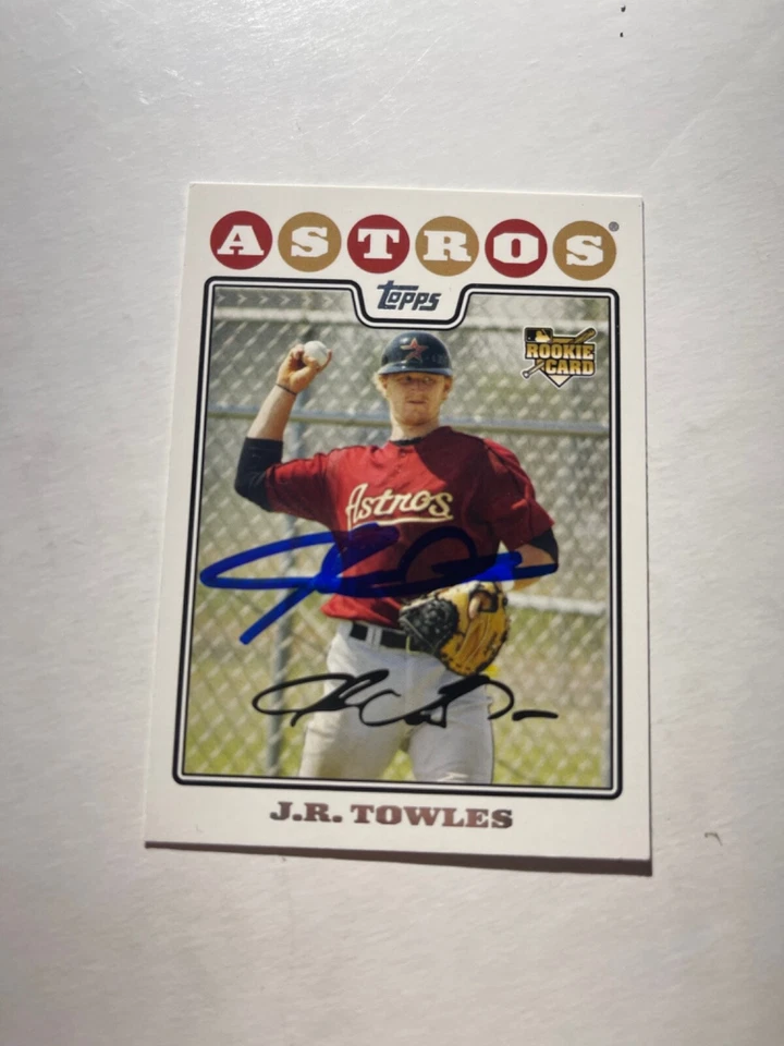 Houston Astros JR TOWLES Signed Card - Image 1 of 1