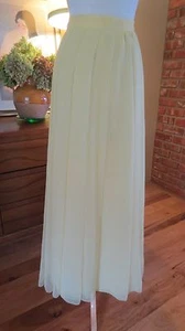 Vtg 60's Rare Malcolm Starr By Rizkallah for I. Magnin Chiffon Maxi skirt 4-6 - Picture 1 of 8