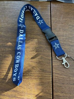DALLAS COWBOYS BLUE KEY CHAIN LANYARD…… - Image 1 of 2