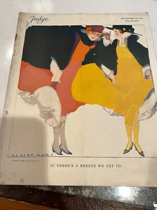Judge magazine SEPT 16 1916 COVER BY Albert Hencke VG - Picture 1 of 6