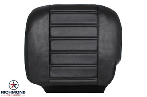 Hummer H2 2005 TV/DVD estriberas - conductor parte inferior lateral cuero cubierta de asiento negra - Imagen 1 de 12
