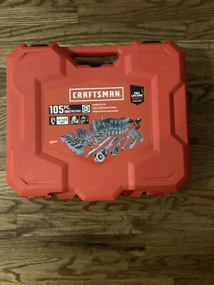 Craftsman 105-Piece SAE/Metric Combination Chrome Mechanics Tool Set  - Image 1 of 4
