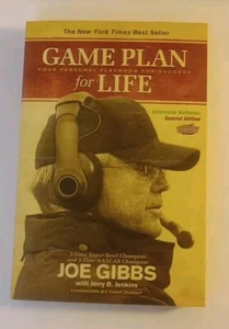 2009 NFL Coach Joe Gibbs "Game Plan for Life Playbook for Success" Paperback - Picture 1 of 6