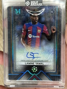 2023-24 Topps Museum Collection UEFA Lamine Yamal Archival RC Auto 21/75 - Bild 1 von 2