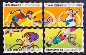 Hong Kong 1992 Olympic Games set of 4 MNH - Picture 1 of 1