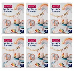 6 x 1 Stk | Profissimo Party-Deko-Set Regenbogen - Bild 1 von 1