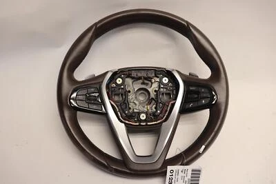 2017-2022 BMW 540I DRIVER STEERING WHEEL LEATHER W/ SWITCH CONTROL OEM - Image 1 of 4