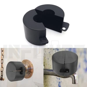 Cubierta de perilla de puerta de acero inoxidable para evitar la perilla giratoria con dispositivo de bloqueo de candado - Imagen 1 de 7