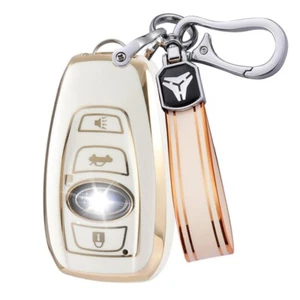 Fit Subaru Ascent Forester BRZ Legacy GR86 4 BTN Remote Key Fob TPU Case Cover - Picture 1 of 10