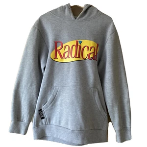 RAD Gloves Hoodie Jumper Radical Seinfeld Snowboard Mens Size M Medium Tall - Picture 1 of 7