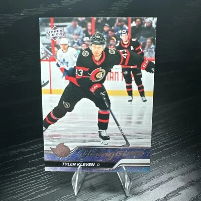 23-24 Upper Deck Young Guns Tyler Kleven #235 - Image 1 of 2