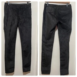 KUT FROM THE KLOTH Diana Skinny Black Corduroy Pants Womens Size 4 - Picture 1 of 8