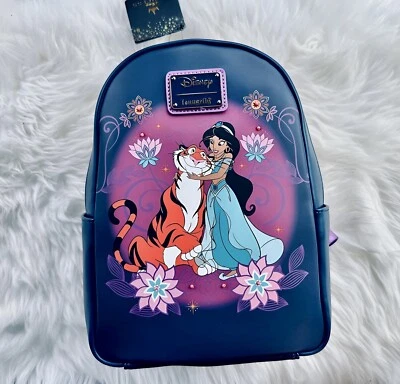 *NEW SOLD OUT EXCLUSIVE* Loungefly Jasmine & Rajah Scene Backpack - Image 1 of 4