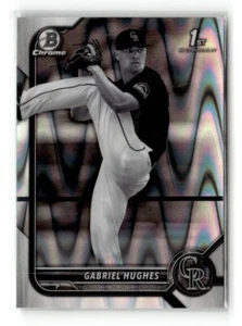 2022 Bowman Cromo RayWave Rifrattore #BDC-151 Gabiel Hughes - Foto 1 di 2
