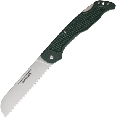 Ontario Camp Plus Bread Lockback Green GFN Folding Pocket Knife 4310TC - Image 1 of 2