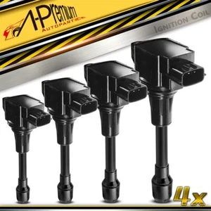 4Pcs Pack Ignition Coils for Nissan Altima 2007-2018 Frontier Rogue Sentra Versa - Picture 1 of 12