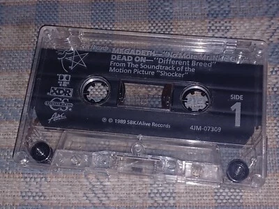 Megadeth / Dead On - No More Mr. Nice Guy CS Cassette metallica anthrax slayer - Image 1 of 2