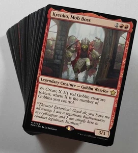 Magic The Gathering Commander Krenko Mob Boss EDH Goblin Deck con Raro - Imagen 1 de 5