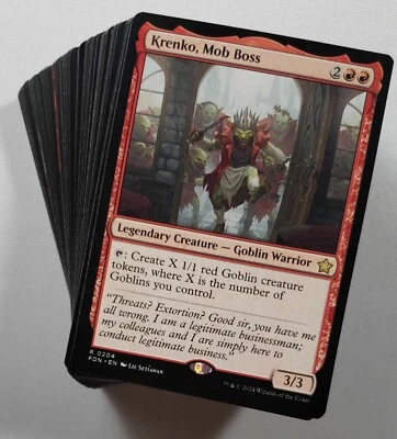 MTG Commander Krenko Mob Boss EDH Goblin Deck with Rares - Image 1 of 4