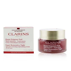 Clarins Super Restorative Night Age Spot Correcting Replenishing Cream 50ml/... - Picture 1 of 3