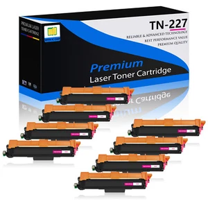 8PK Magenta TN227 Toner Cartridge for Brother HL-L3210CW HL-L3230CDW MFC-L3710CW - Picture 1 of 24