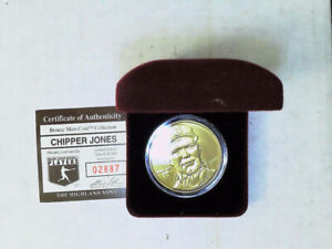 Chipper Jones Bronze Mint Coin Collection ~ Limited Series ~ Highland Mint~