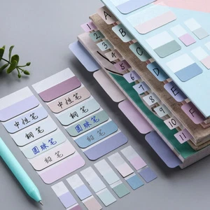 10 Sheet Notepad Sticky Index Tabs Flag Book Page Marker Classify File Lable, - Picture 1 of 15