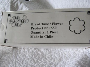 Pampered Chef Metal Bread Tube/ Flower Baking Mold #1550 - Picture 1 of 2