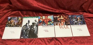 Civil War,Amazing Spider-Man ,Front Line,Thunderbolts,Road To 5 Marvel GN Set - Picture 1 of 2