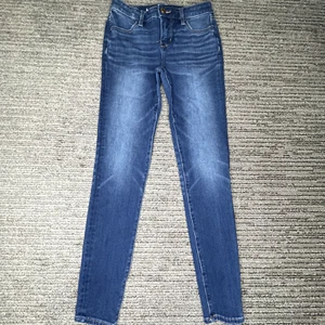 American Eagle Size 0 Girls Jeans The dream Jegging High Rise Blue - Picture 1 of 10