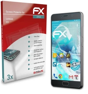 atFoliX 3x Screen Protector for Lenovo P2 Protective Film clear&flexible - Picture 1 of 8