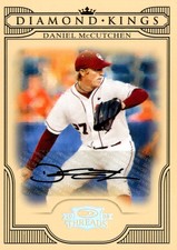 2008 (YANKEES) Donruss Threads Diamond Kings Signatures #23 Daniel McCutchen
