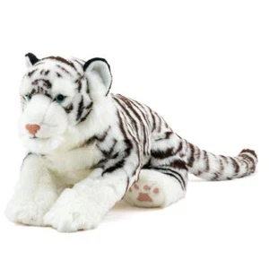 Peluche tigre blanc Colorata NEUVE (parent/famille d'animaux réels/facile - JAPON - Photo 1 sur 1