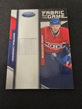 2011-12 PANINI CERTIFIED ANDREI KOSTITSYN #ed 60/399 FABRIC OF THE GAME JERSEY