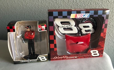 Dale Earnhardt Jr # 8 conjuntos de adornos coleccionables grandes conjuntos de regalo nuevos en caja Foto 1 de 4