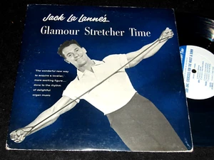 JACK LA LANNE Exercise 10 INCH LP Oddity GLAMOUR STRETCHER TIME BLUE Wax - Imagen 1 de 2