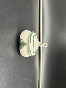 Spode Christmas Tree Sugar Bowl  Porcelain Ornament - Picture 1 of 8